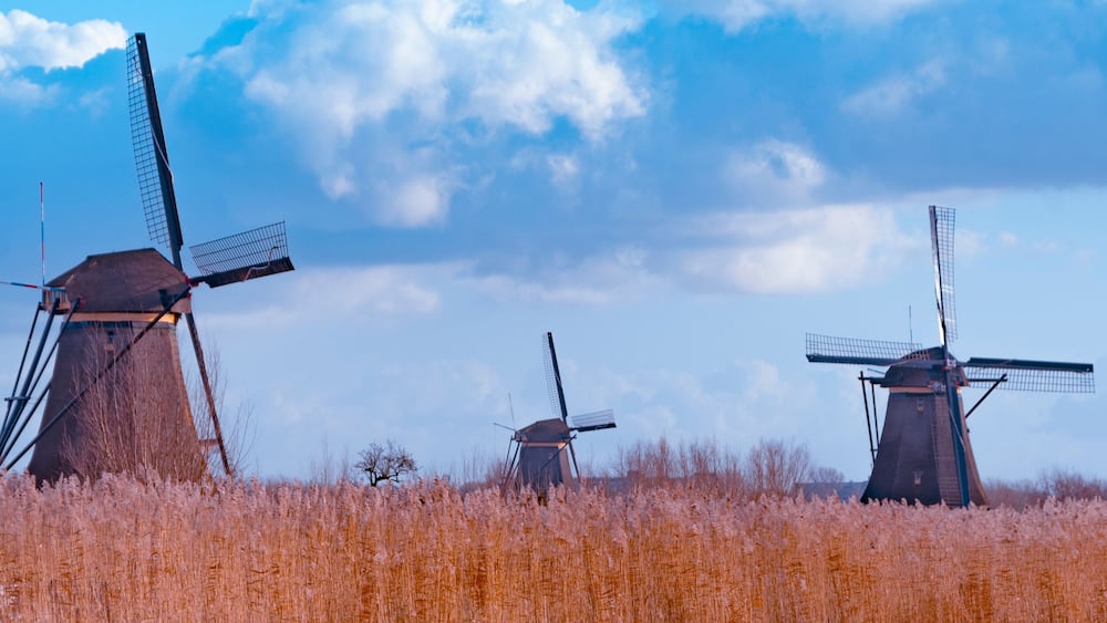 Windmill holland UNESCO World Heritage Kinderdijk