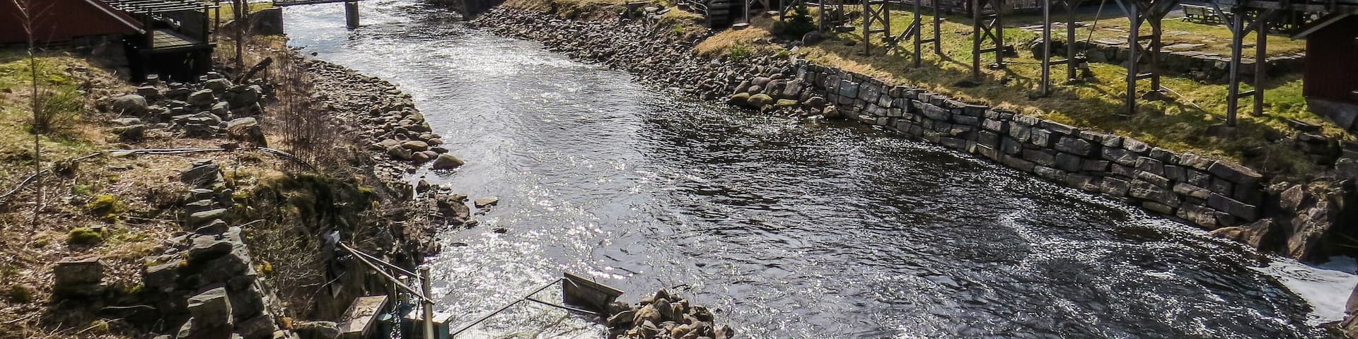 Nes Verk Iron Works Museum in Tvedestrand Norway