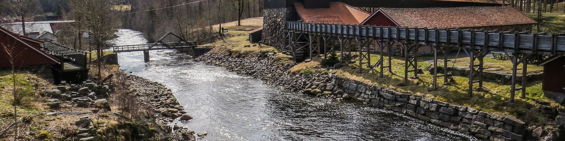 Nes Verk Iron Works Museum in Tvedestrand Norway