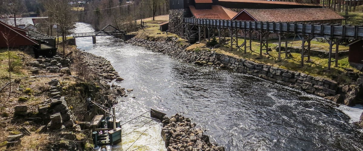 Nes Verk Iron Works Museum in Tvedestrand Norway