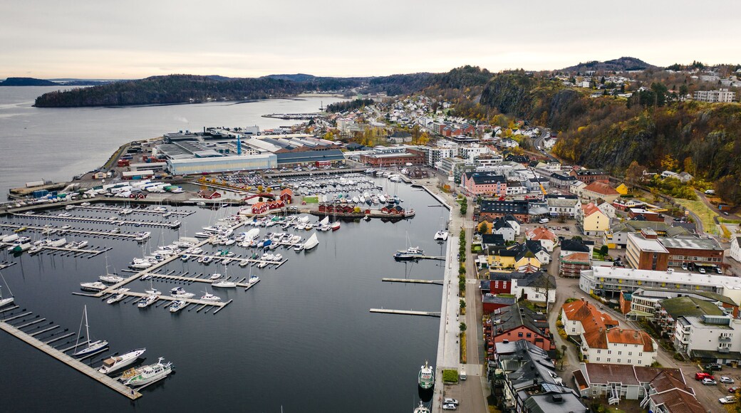The Norwegian town of Holmestrand