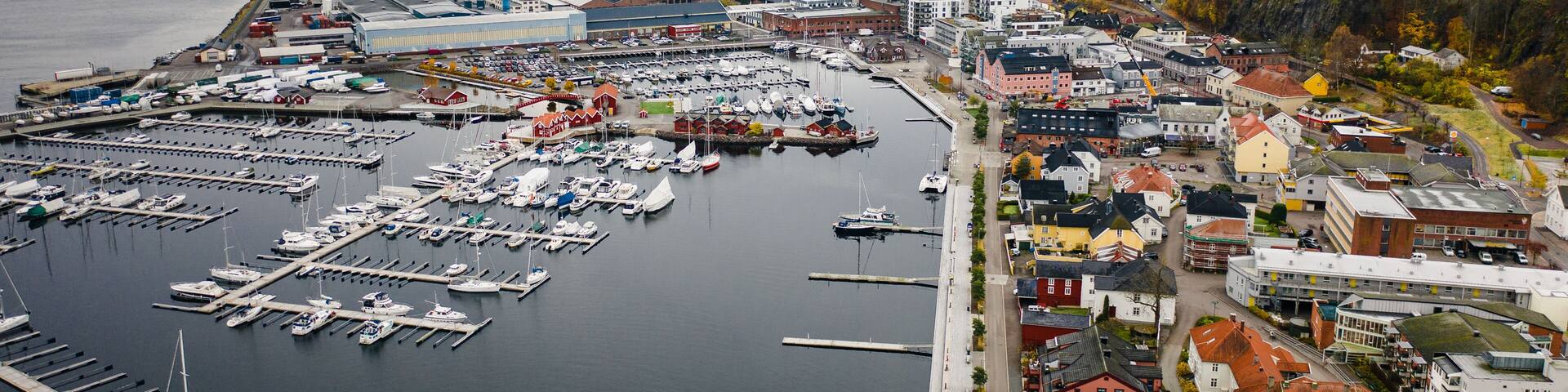 The Norwegian town of Holmestrand