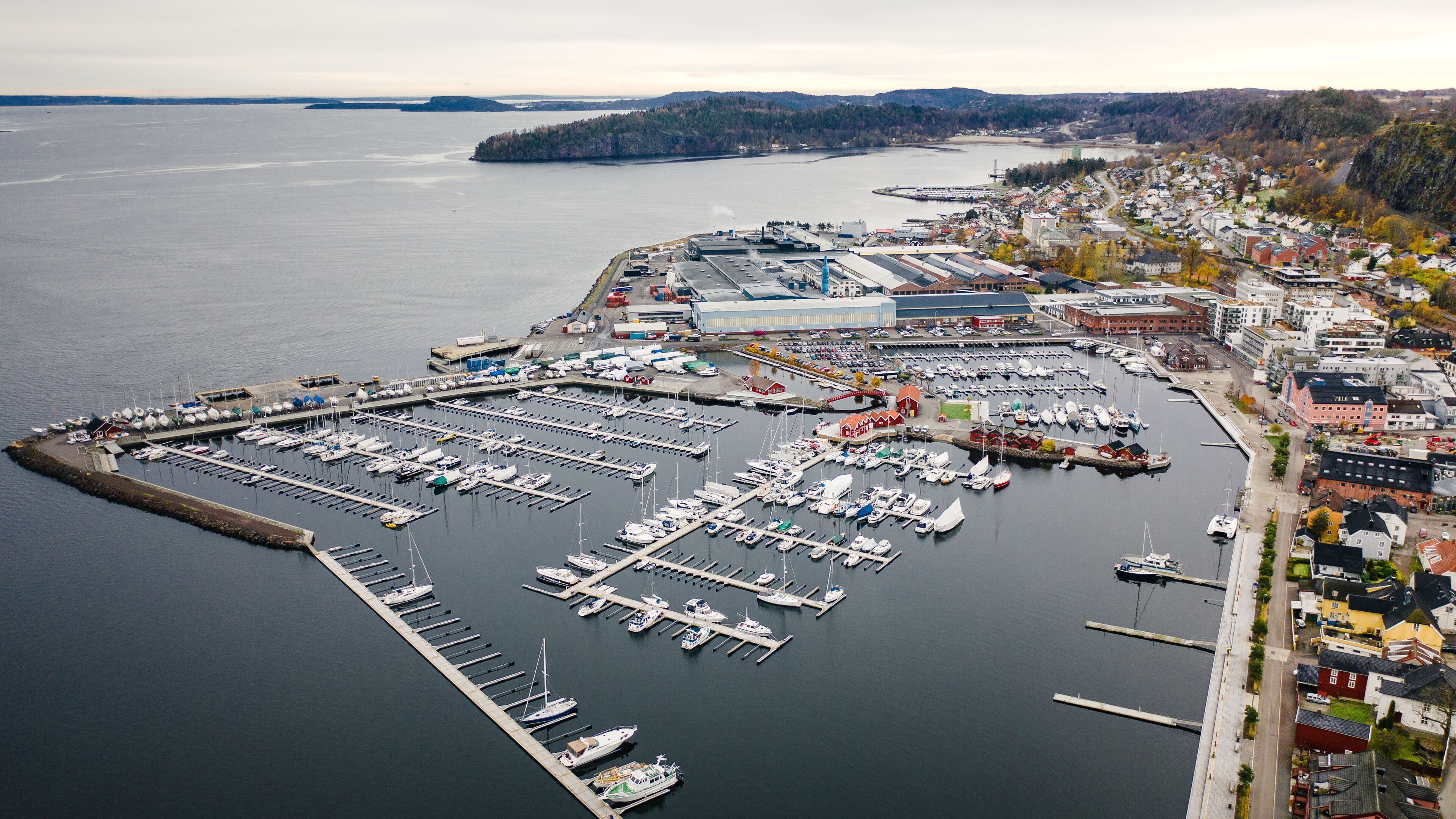 The Norwegian town of Holmestrand