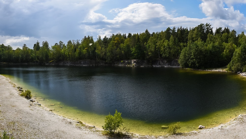 Panoramic landscape view overthe Sala Silver mine