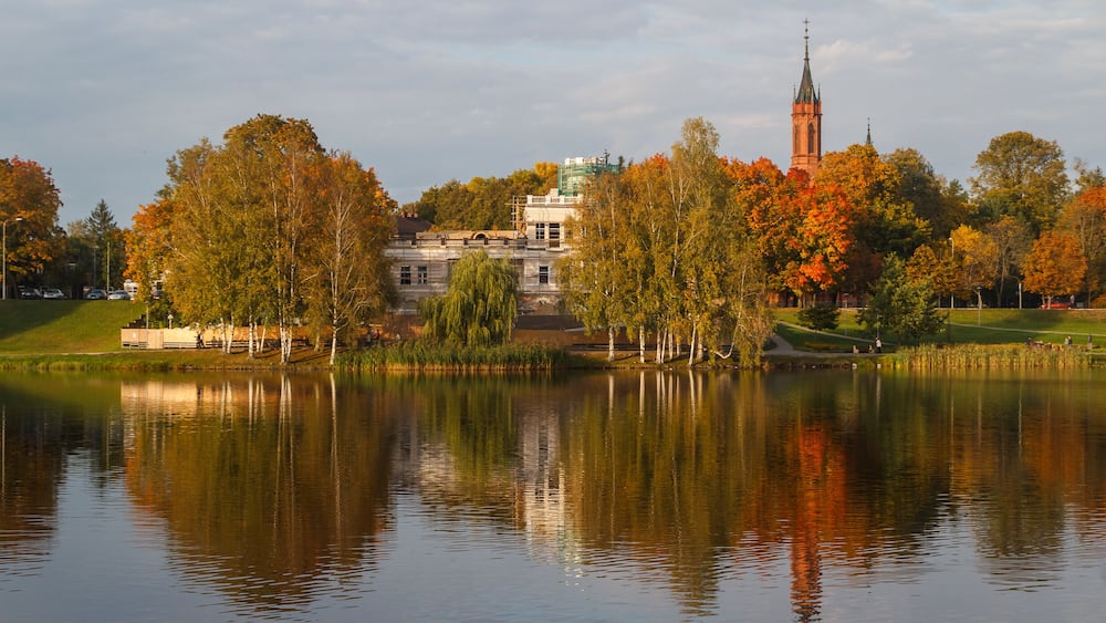 Dressed in autumn colors Druskininkai, Lithuania