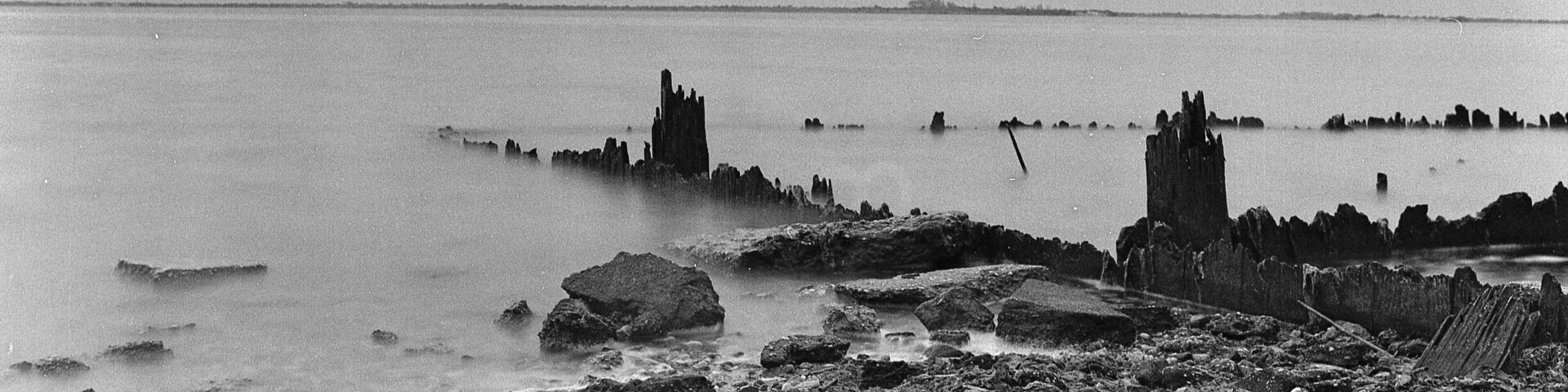 At the end of bergen ave. Free parking with views of the great south bay