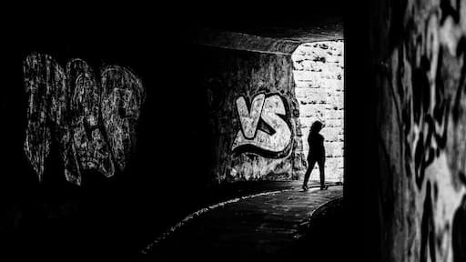 Underpass next to the Latenium bus stop. Great spot for street photography