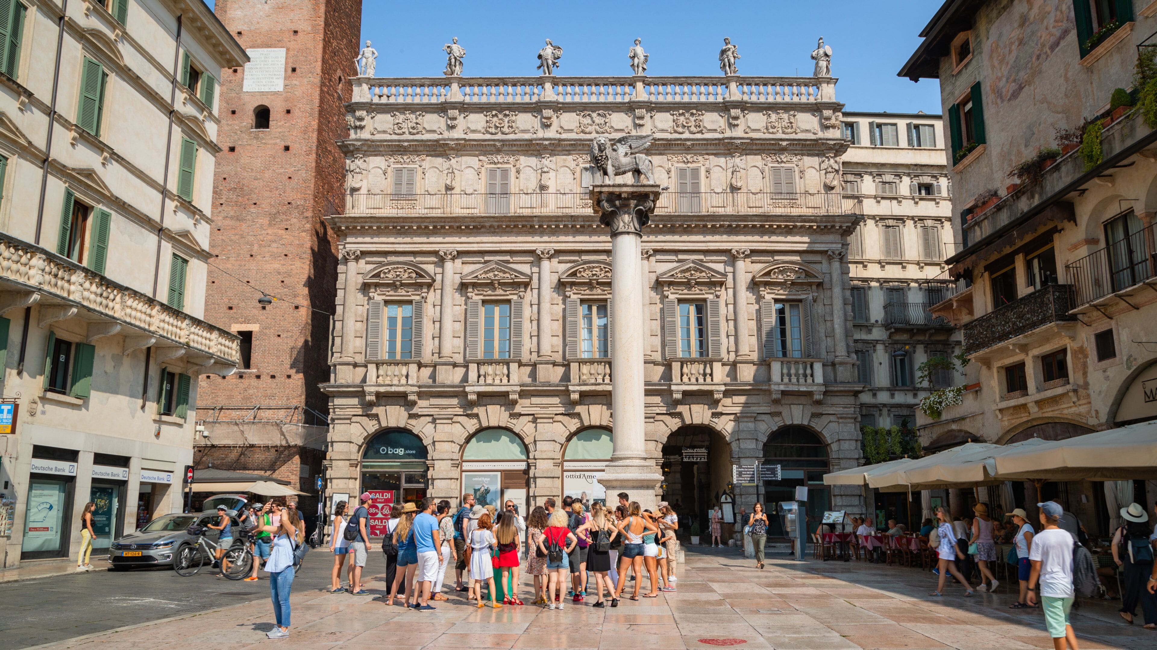 Citta Antica featuring street scenes and a square or plaza as well as a small group of people