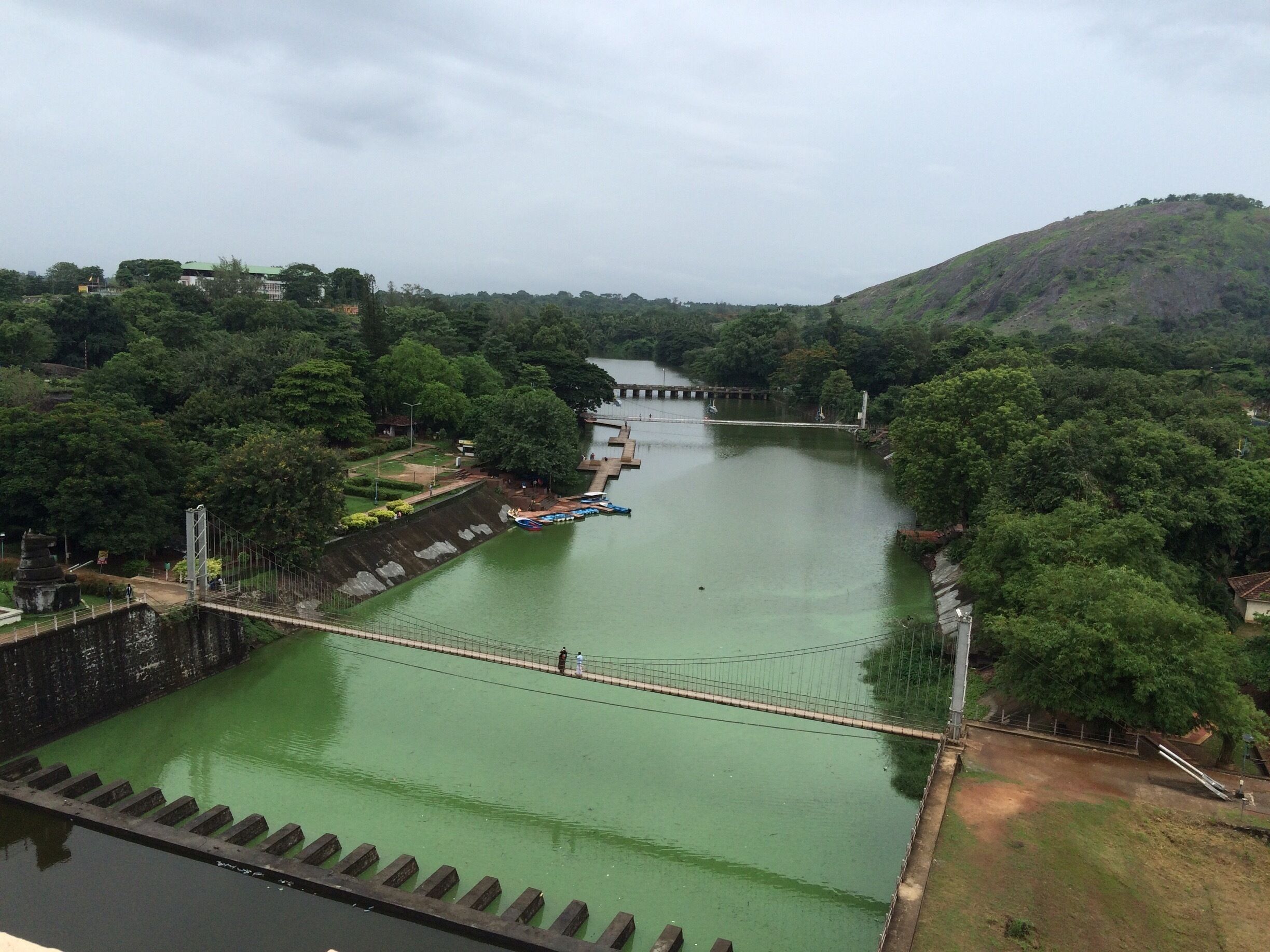 A view from rope way..,