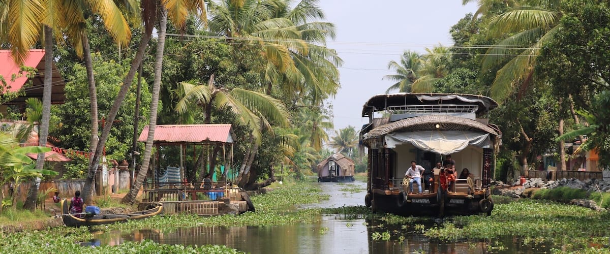 Just cruising down the backwaters of Kerala on a private houseboat. Never in my life will I ever get over that day. Absolutely spectacular. I highly recommend the experience.
