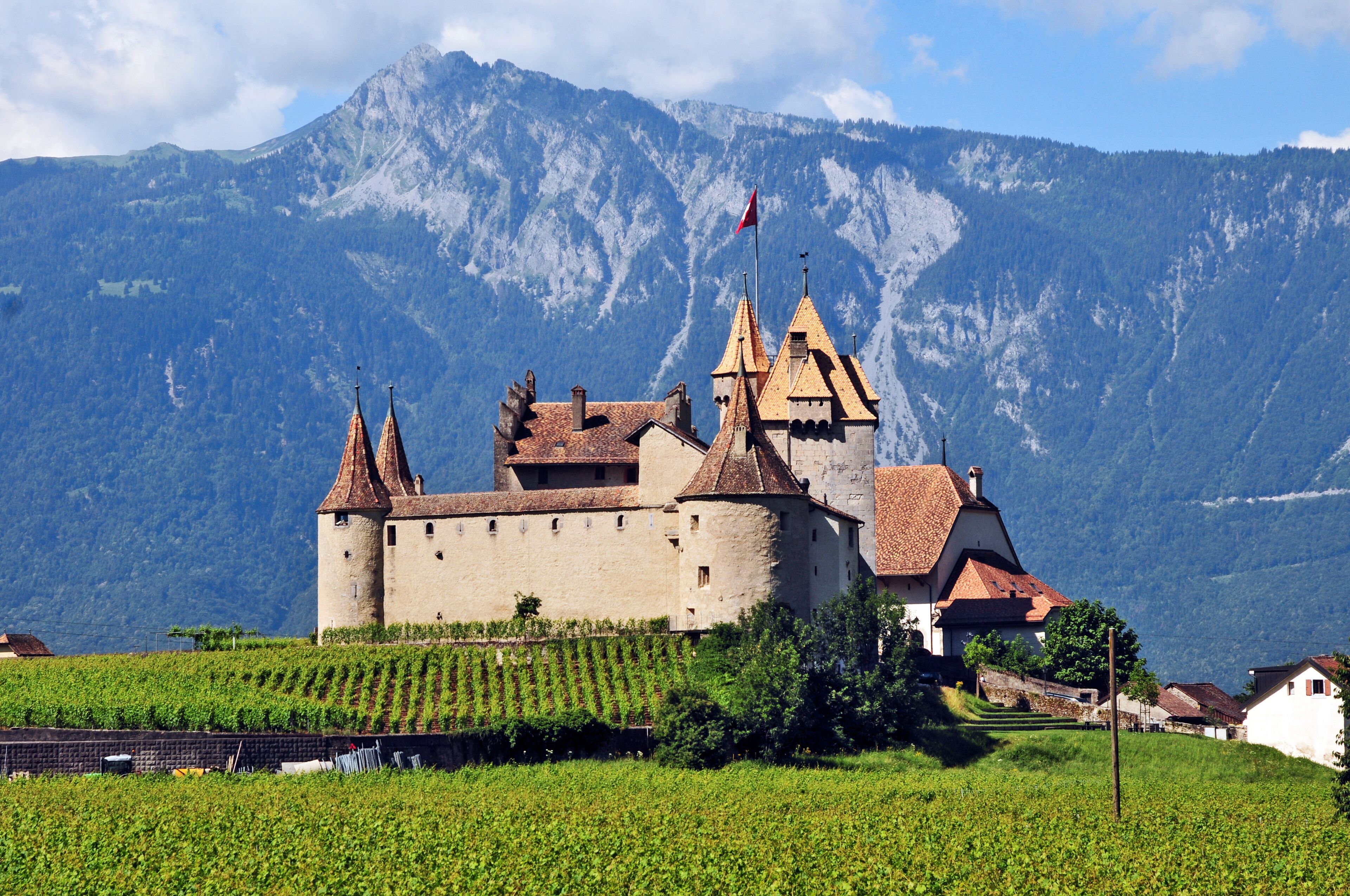 Il castello di Aigle, Cantone di Vaud - Svizzera