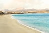 The beautiful sandy beach of the Costa Calma resort in Fuerteventura.