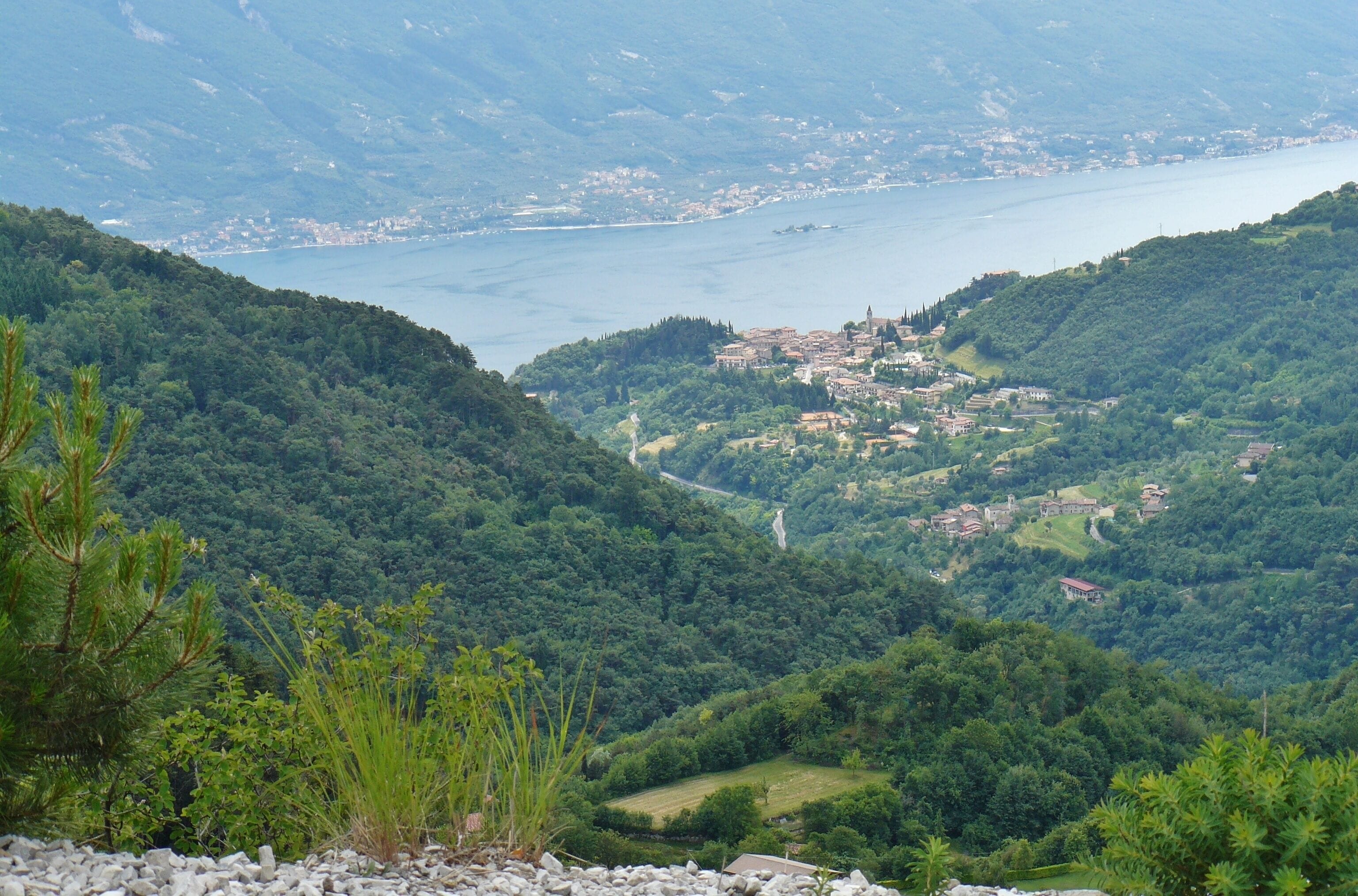 View to Lago di Garda and Tremosine