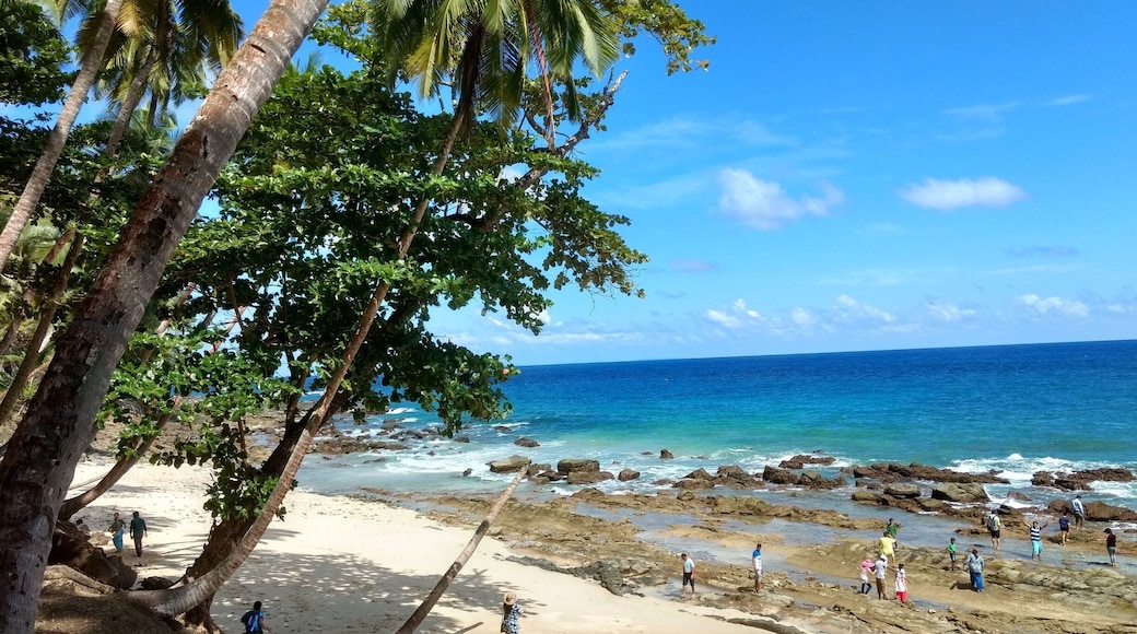 An island in archipelago of Bay of Bengal. Ross Island in Andamans. This is a beach when you go down from the church. Quiet place tucked away from the hustle and bustle of city