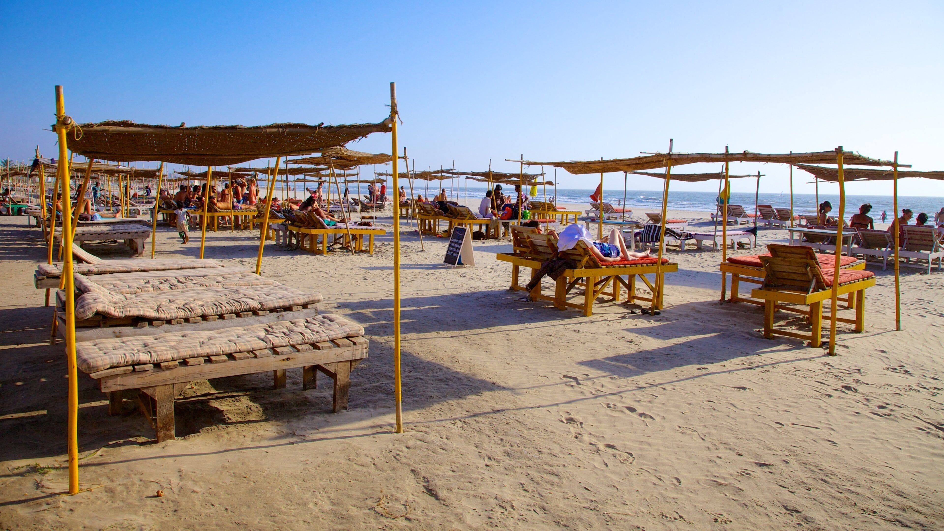 Goa featuring a sandy beach