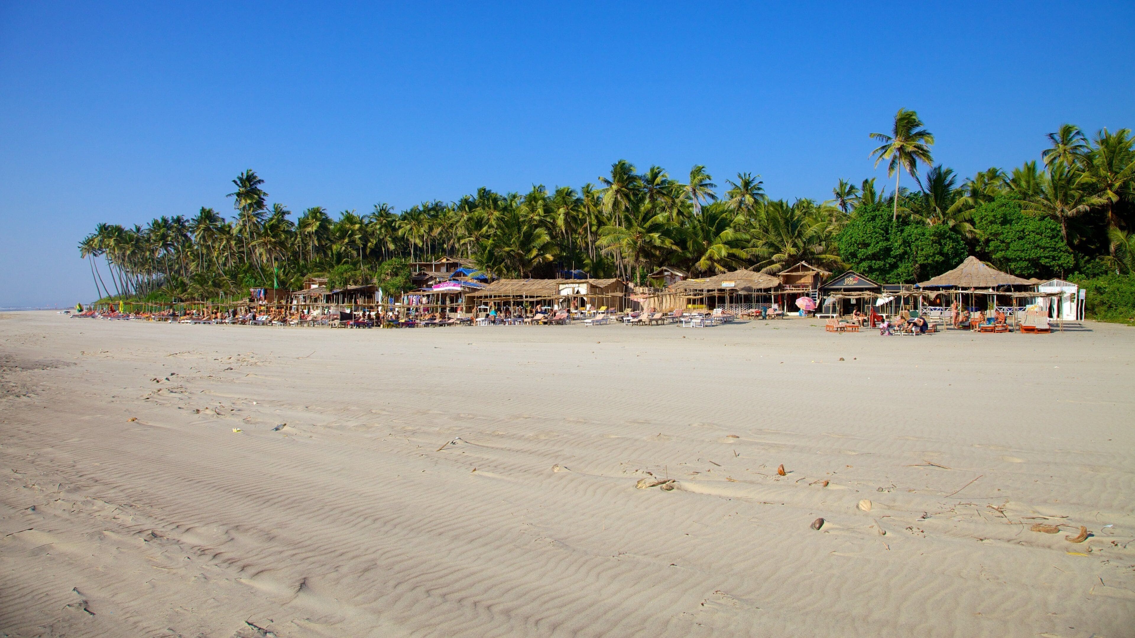 Goa which includes a sandy beach, tropical scenes and landscape views