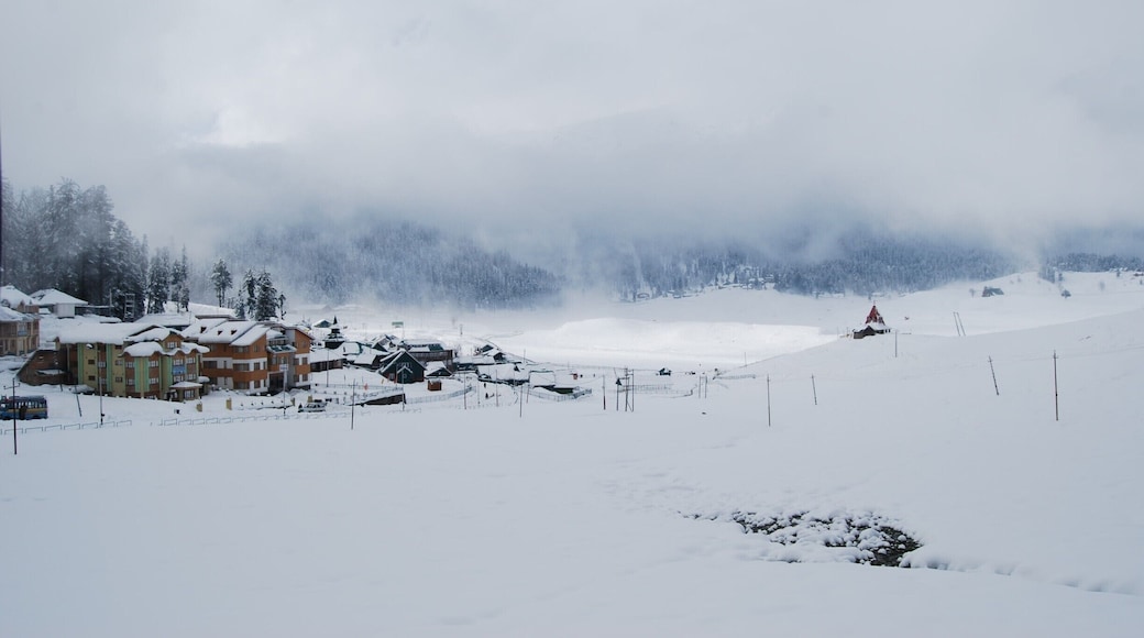 The hide and seek of cloud cover.
#Snow