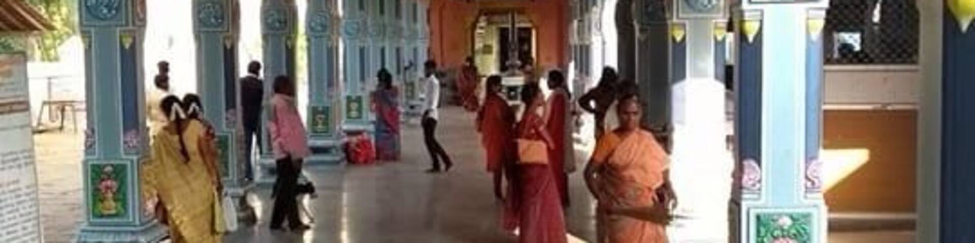 Sri Garbarakshambigai Amman temple is situated in Thirukarukavur (Thirukkarugavur), a small village in Thanjavur district, Tamil Nadu, South India. This is an ancient temple of God Shiva dedicated to Sri Mullaivananathar and Sri Garbarakshambigai Amman. Appar, Sundarar and Sambandhar, the three famous Nayanmaars have celebrated the glory of this temple in soul stirring verses.
The remarkable feature which distinguishes this temple from the other shrines is that, Goddess Sri Garbarakshambigai Amman here cures infertility related problems to women, blesses them to conceive and also helps them for safe and trouble free delivery.