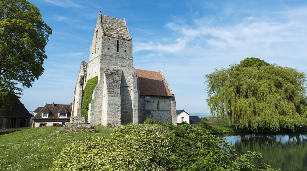 The medieval church, l' Eglise St. Martin de Cricqueboeuf