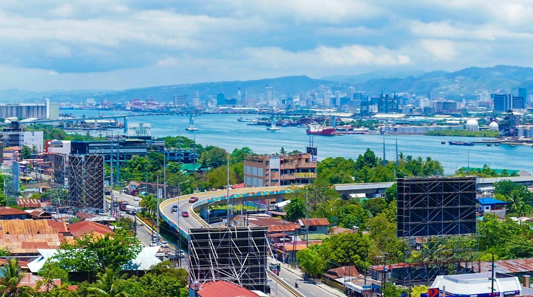 フィリピン、セブ島、マクタン島周辺を観光している風景 Scenery of sightseeing around Mactan Island, Cebu Island, Philippines