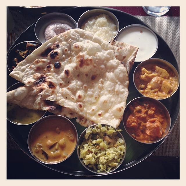 South Indian thali! Yummmm #travelstoke