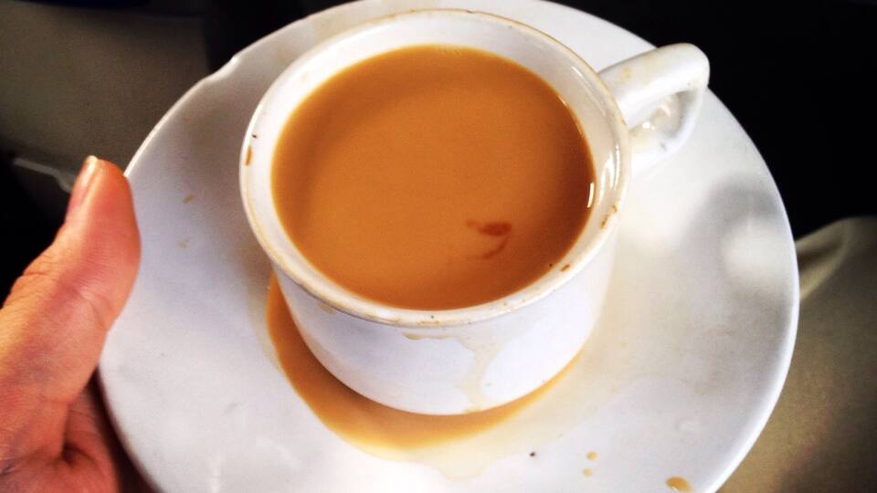 Unbelievable tea from Blue Sea Cafe.