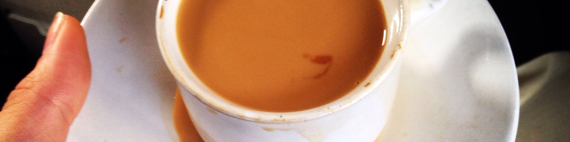 Unbelievable tea from Blue Sea Cafe.