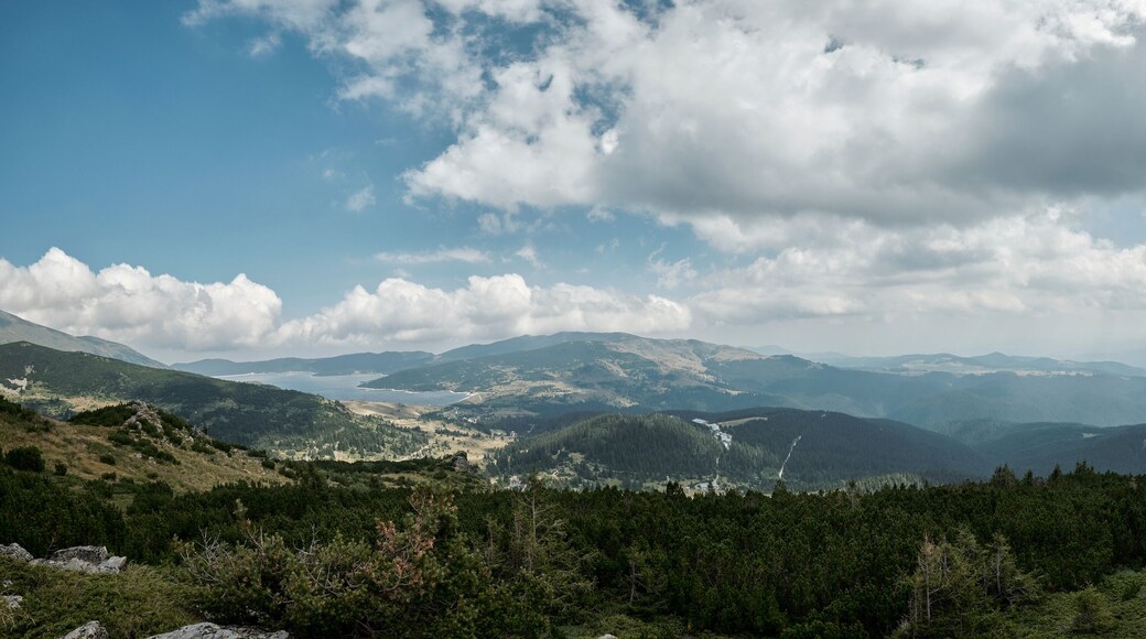 Velingrad, Panoramic view from Rila mountain to Belmeken dam