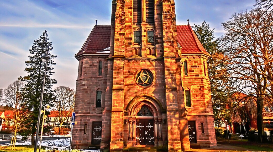 Die evangelische Christus-Kirche Nörten wurde nach den Plänen des Kirchenbaumeisters Jacob (Hannover) gebaut. Grundsteinlegung war am 14. September 1902, Einweihung am 24. September 1904.