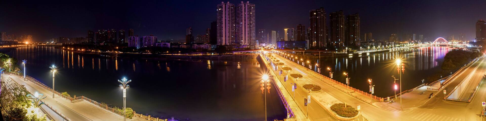 panorama of the Deyang city