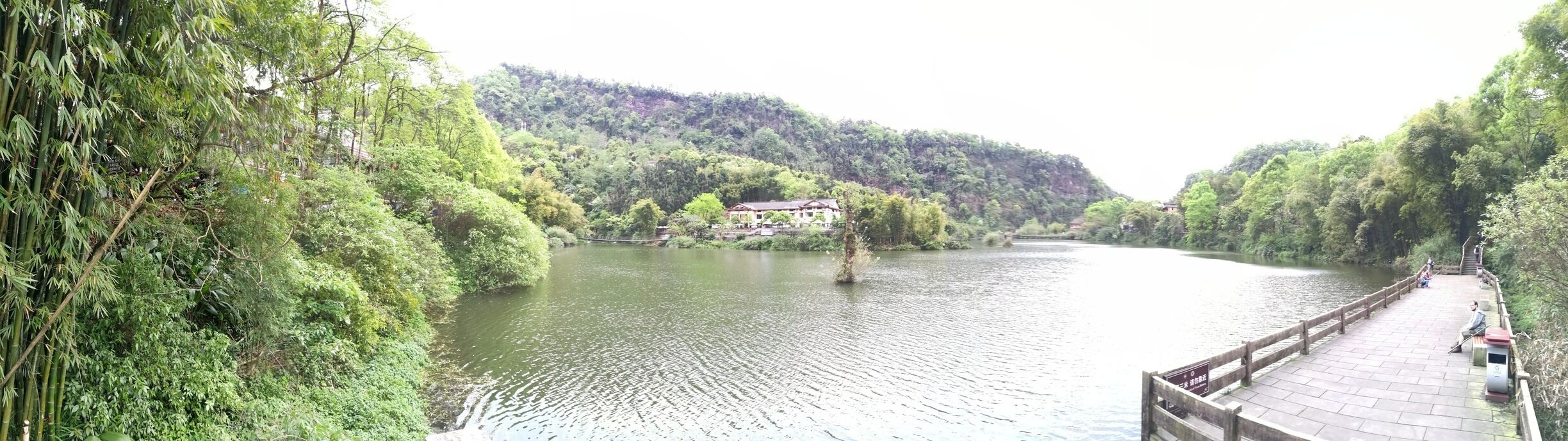 This section of the walk from Wannian Temple to Wuxiangang Bus Station is the flattest, and probably the easiest. It offers stunning panoramas over the river, but in other places reveals just how high in the mountains you still are. 