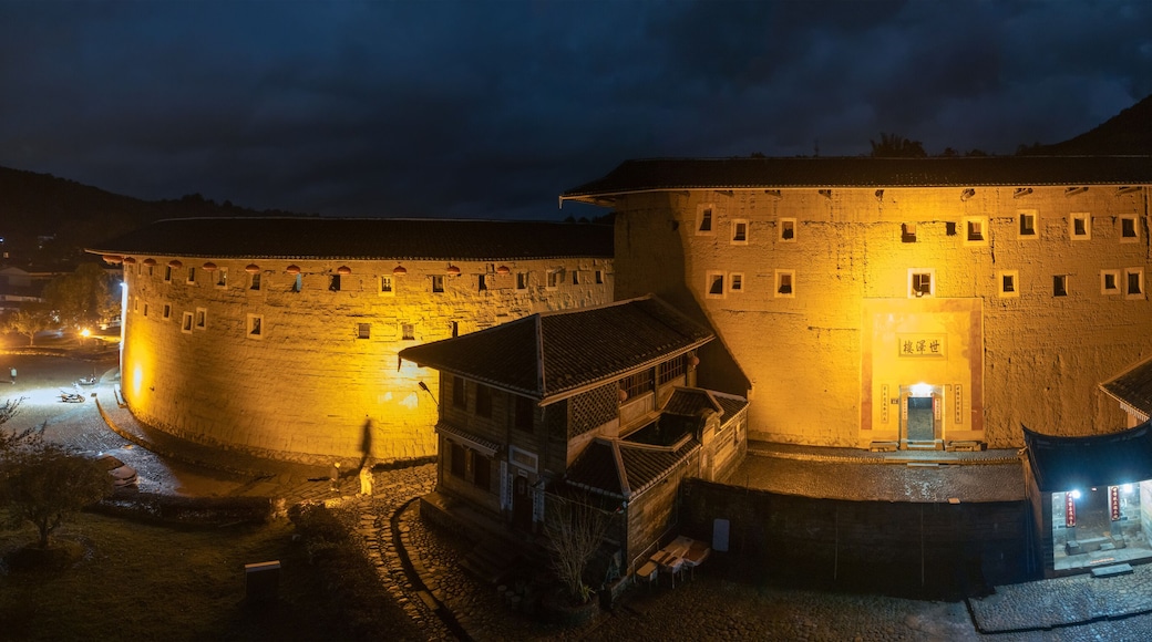 Yongding Scenic Spot of the Earthen Building in Fujian Province, China