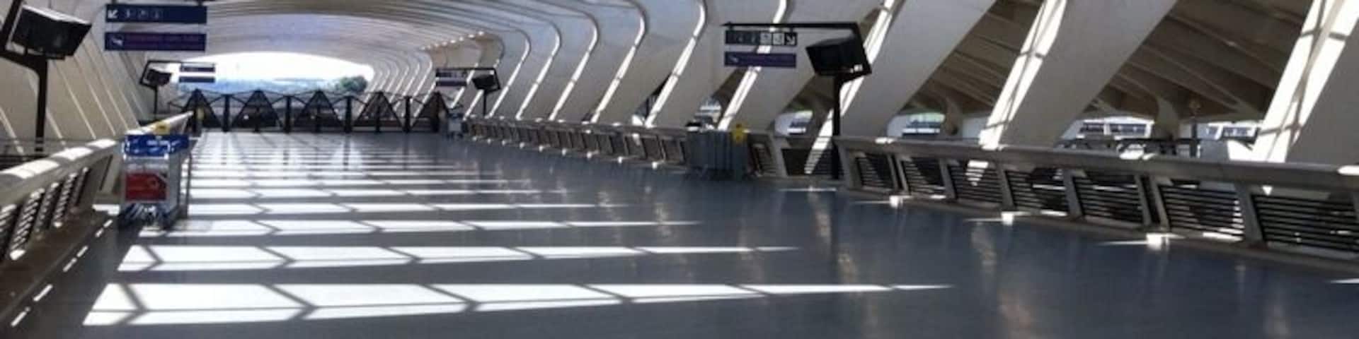 Entrance to Lyon Airport