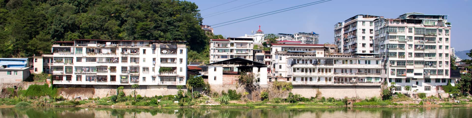 Riverside Landscape in Tai Po, Meizhou