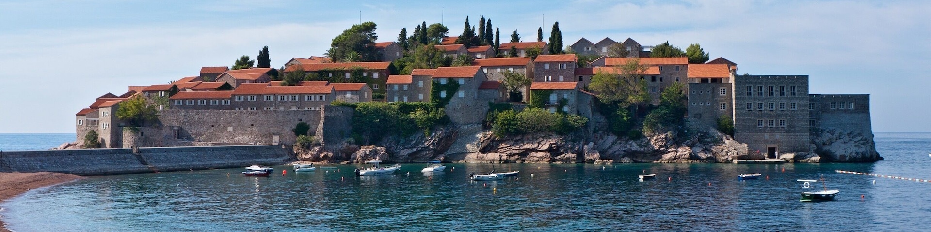 The sky and the sea in Budva