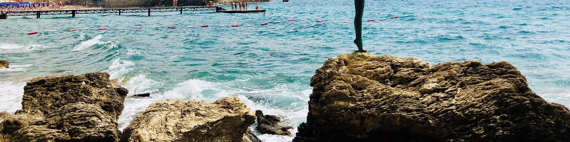 Ballerina Statue at Budva, Montenegro 🇲🇪