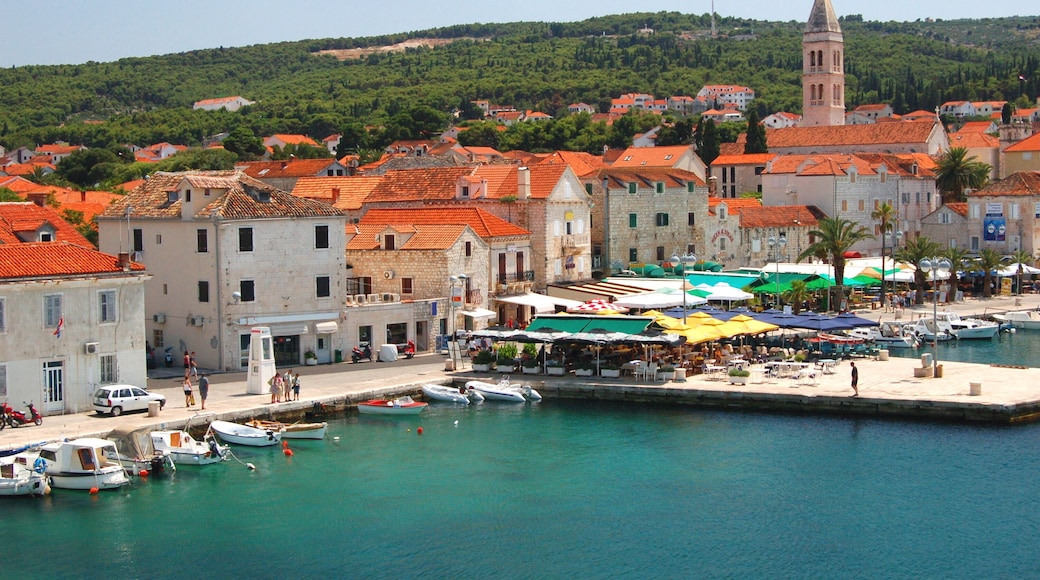 Picturesque scenic view on Supetar on Brac island, Croatia