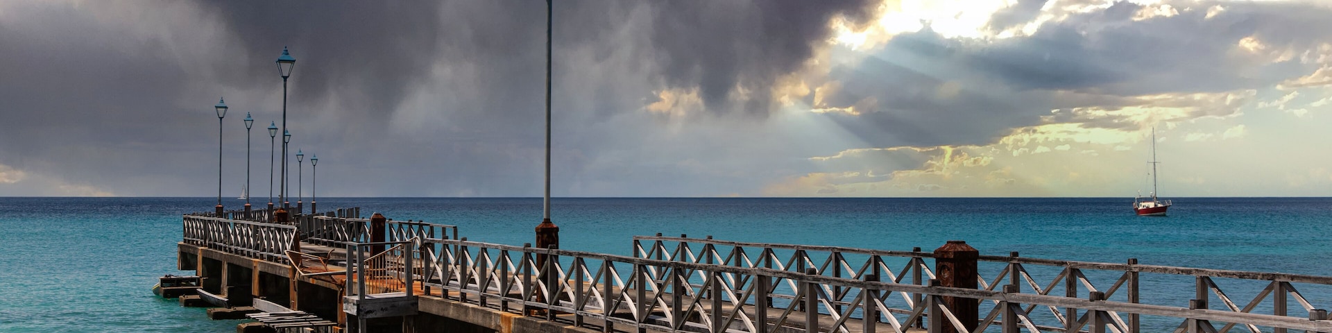 alter Schiffsanleger in Speightstown, Barbados