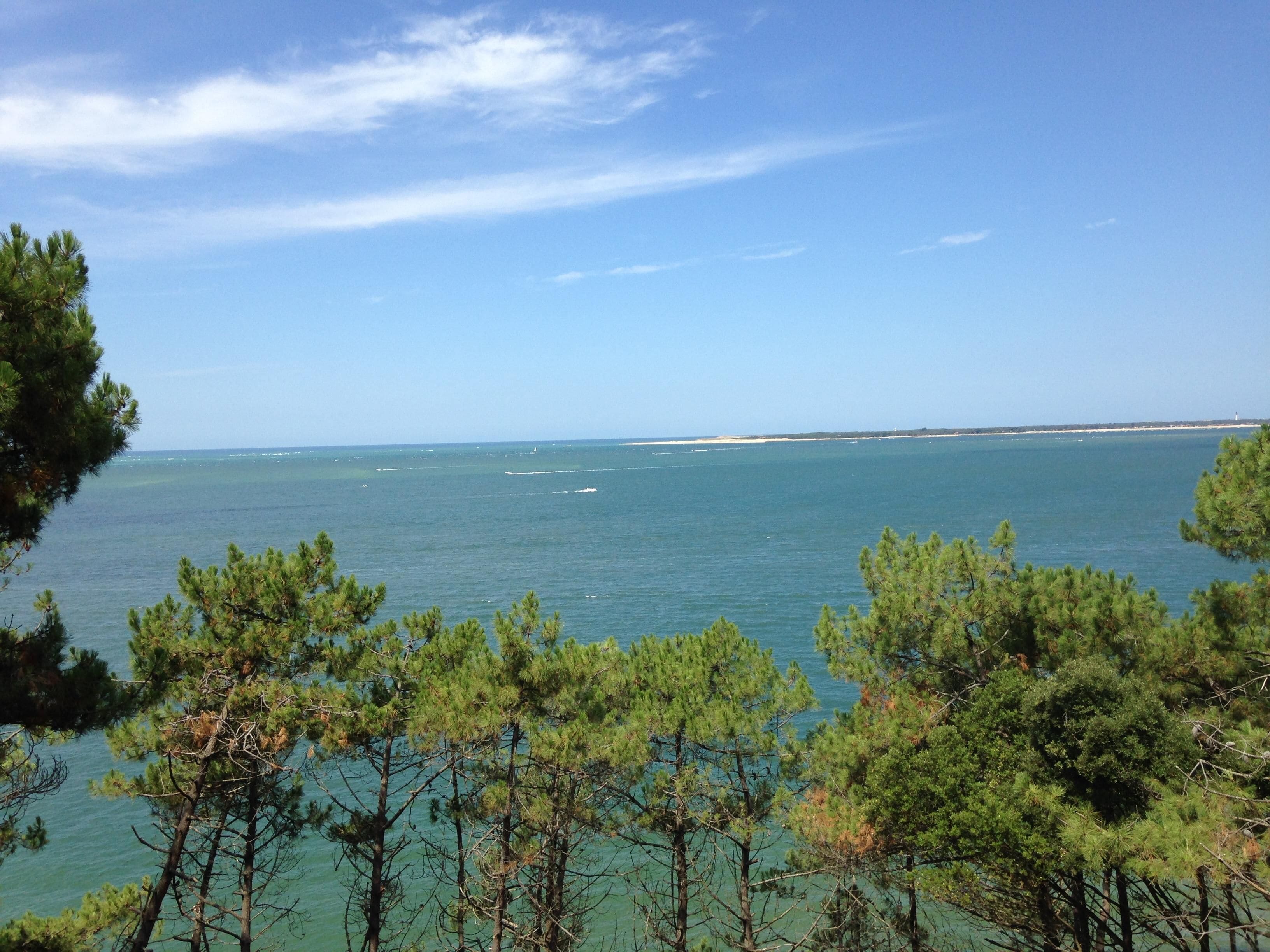 Paysage vue sur le bassin d'Arcachon