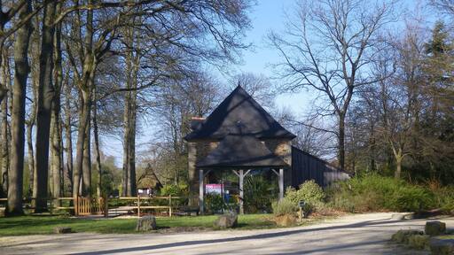 l'entrée du zoo de la bourbansais