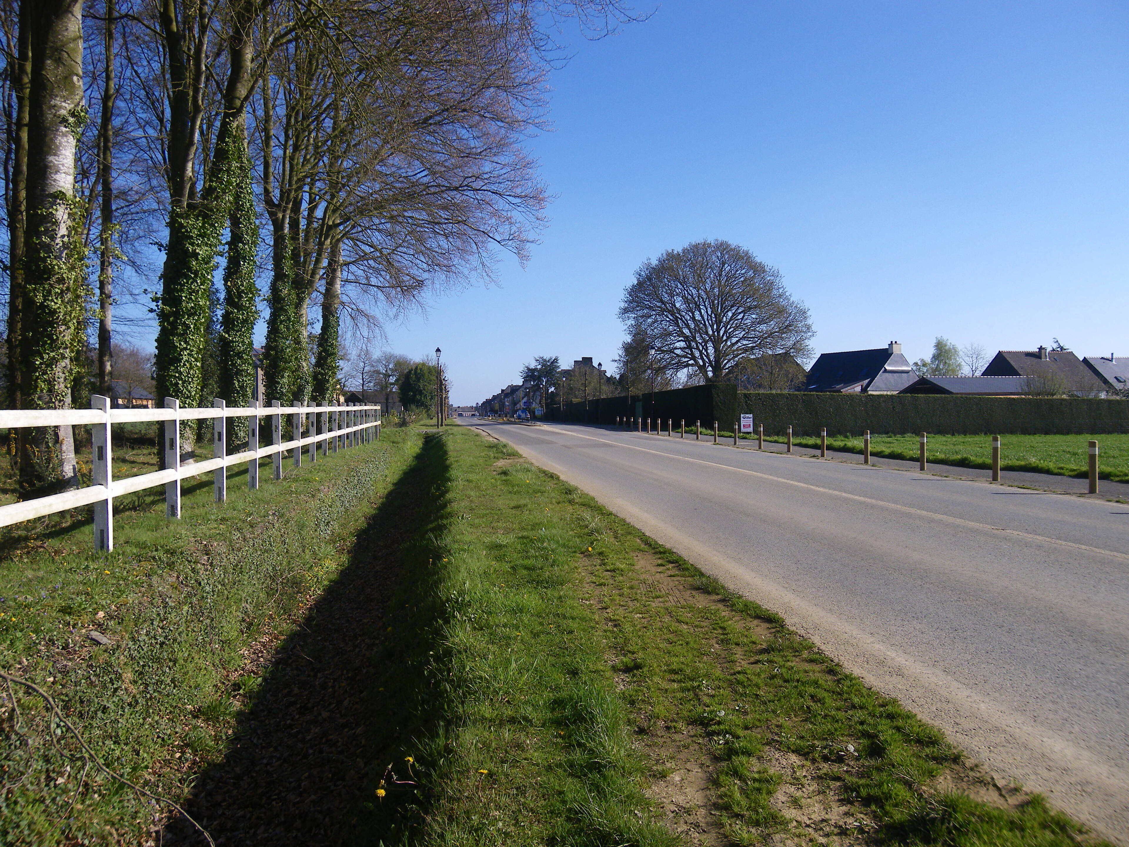 l'ancienne RN 137 a pleugeuneuc