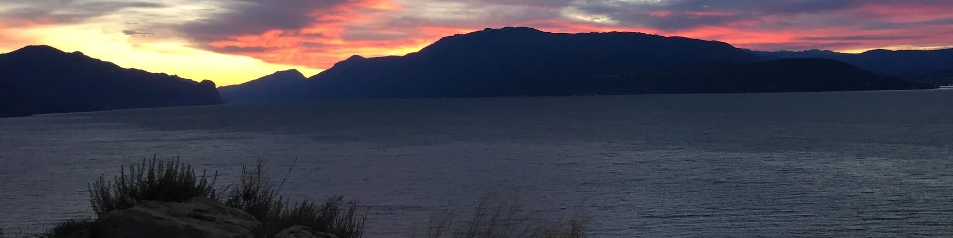 View of Garda lake form One of the top spots of manerba