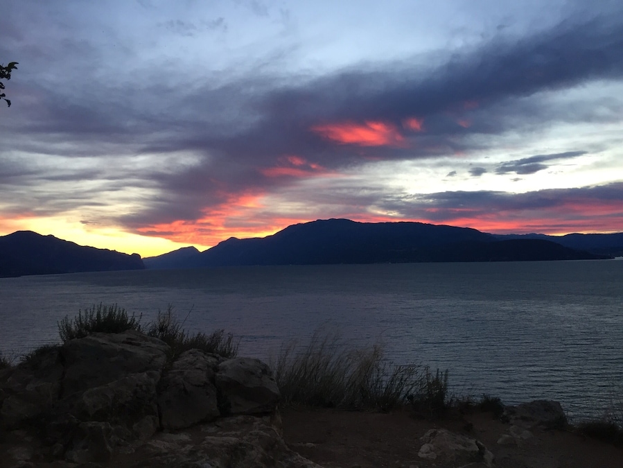 View of Garda lake form One of the top spots of manerba