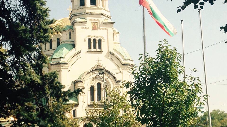 One of the many churches in Sofia