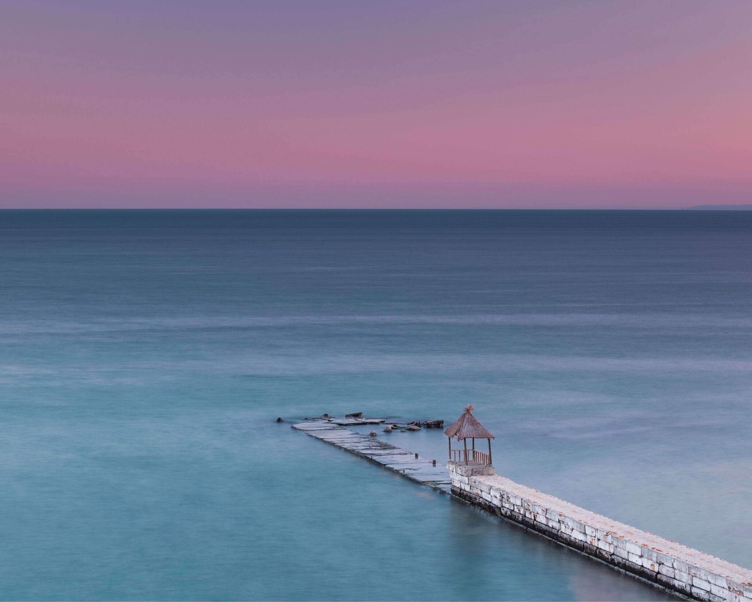 13" exposure and a beautiful aunset over Balchik. #BVSblue #sunset #balchik