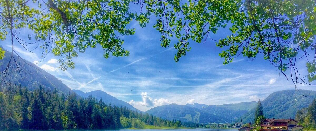 Lake Pillersee near St.Ulrich am Pillersee,Tyrol,Austria