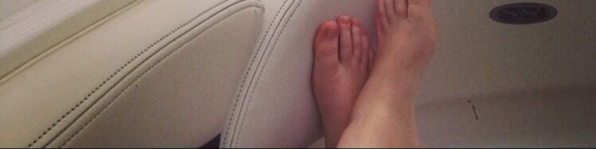 Out on the boat at Canyon Lake.