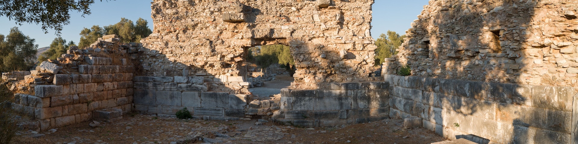 Ruins of the ancient city of Iasos. Kiyikislacik town, Mugla city, Turkey country