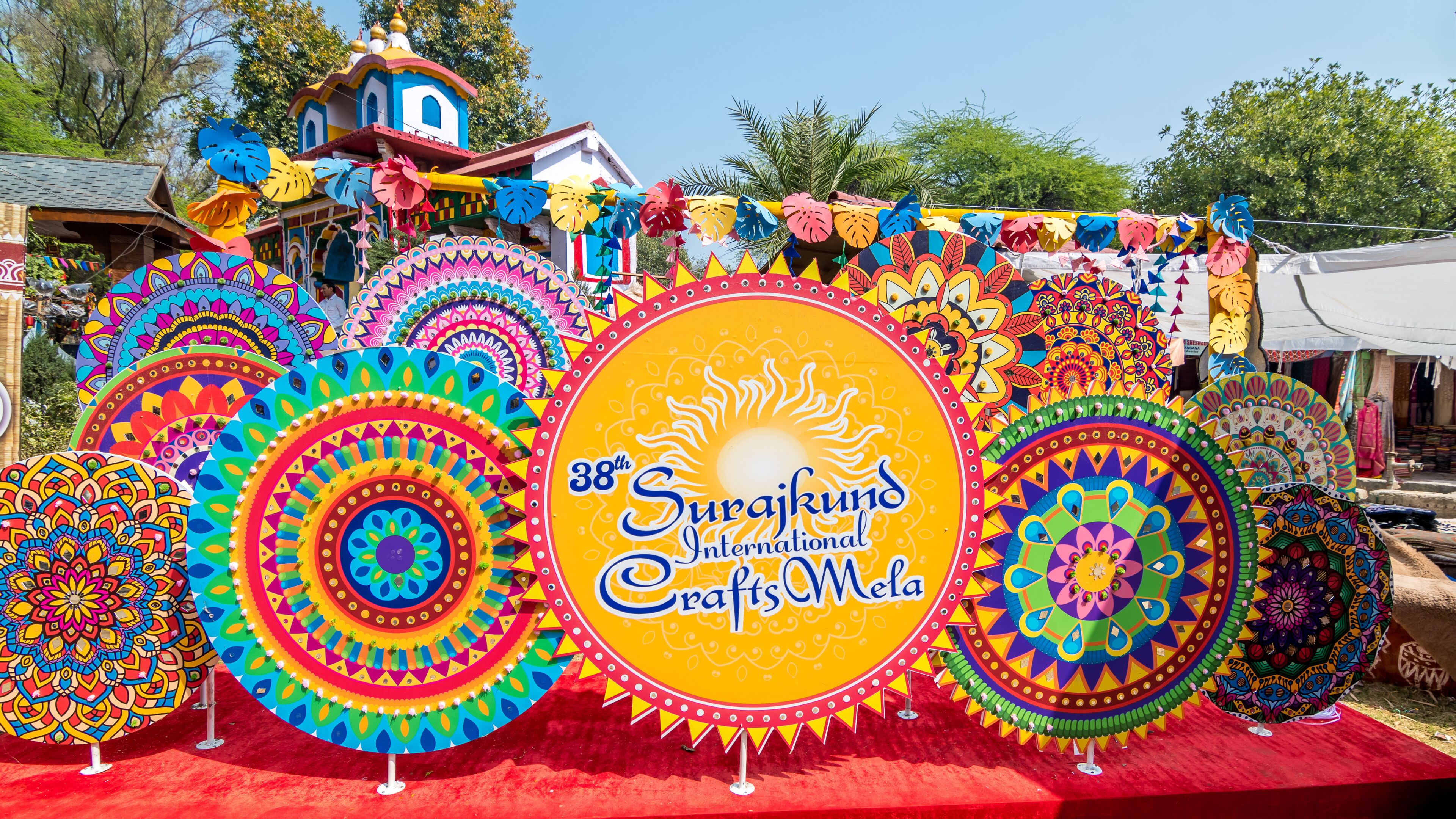 The Surajkund Mela or Surajkund Fair of Faridabad, Haryana, India is unique as it showcases the richness and diversity of the handicrafts and handlooms