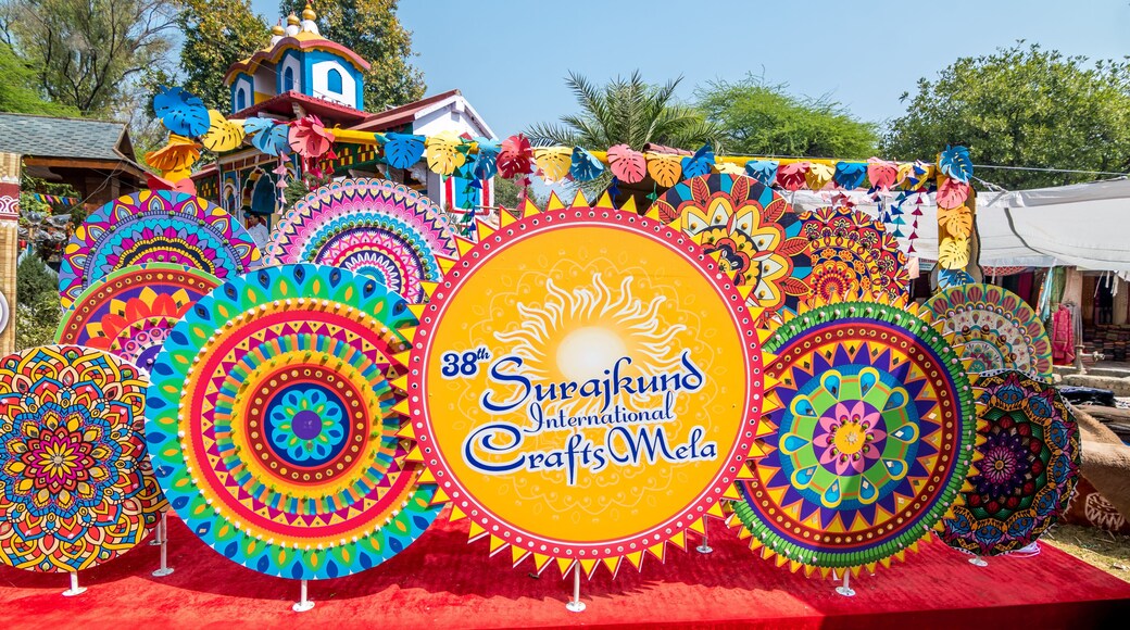 The Surajkund Mela or Surajkund Fair of Faridabad, Haryana, India is unique as it showcases the richness and diversity of the handicrafts and handlooms